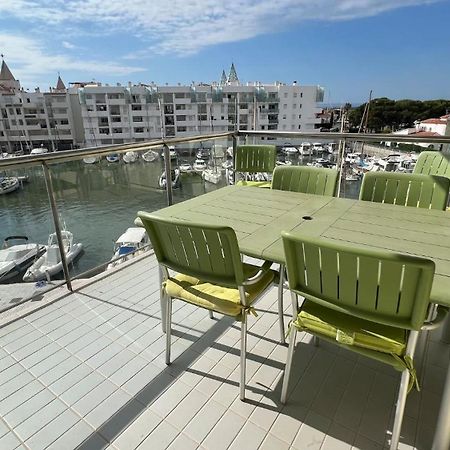 Precioso Piso Con Vista Al Canal Y Piscina En Roses Av-69 外观 照片