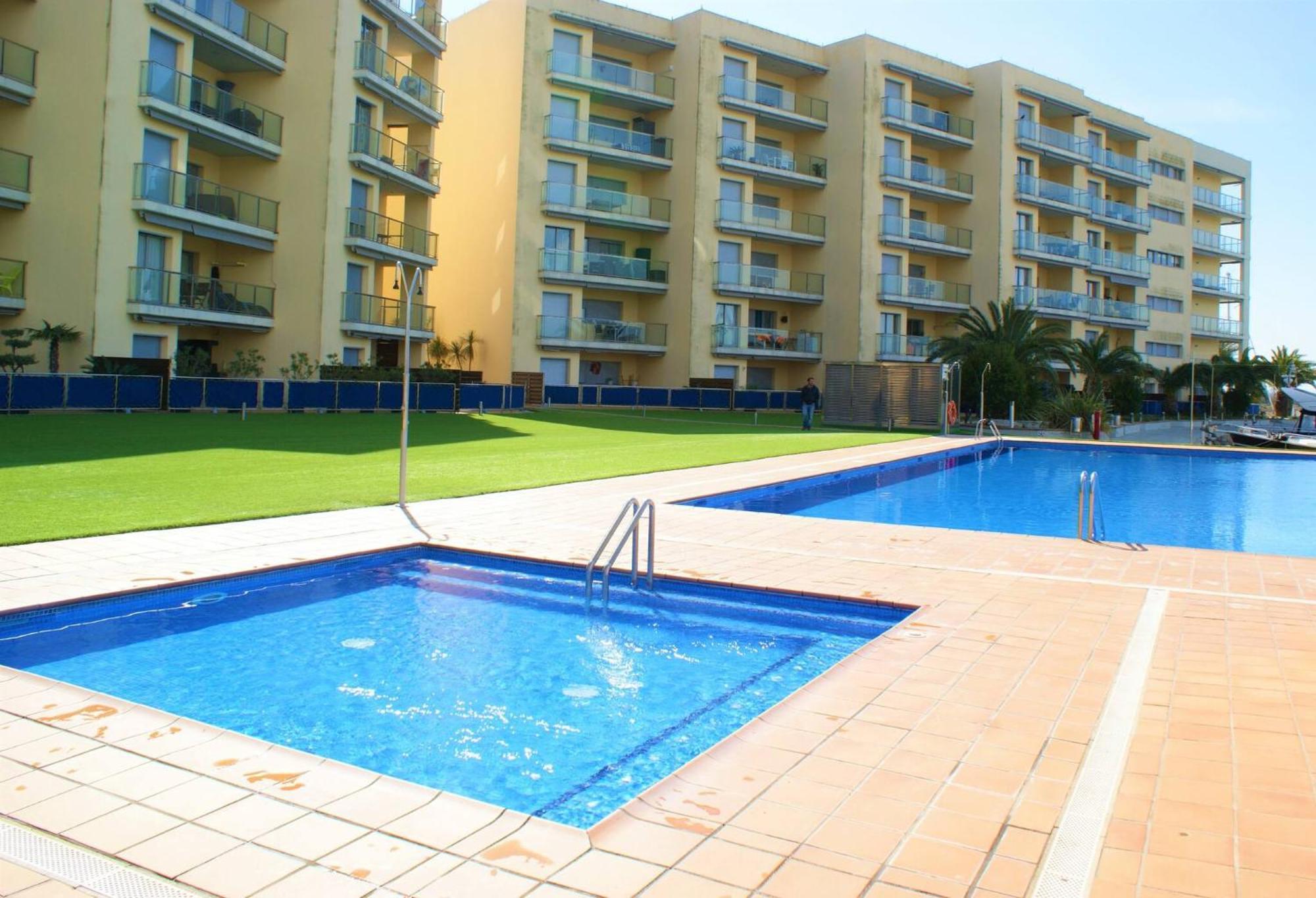 Precioso Piso Con Vista Al Canal Y Piscina En Roses Av-69 外观 照片