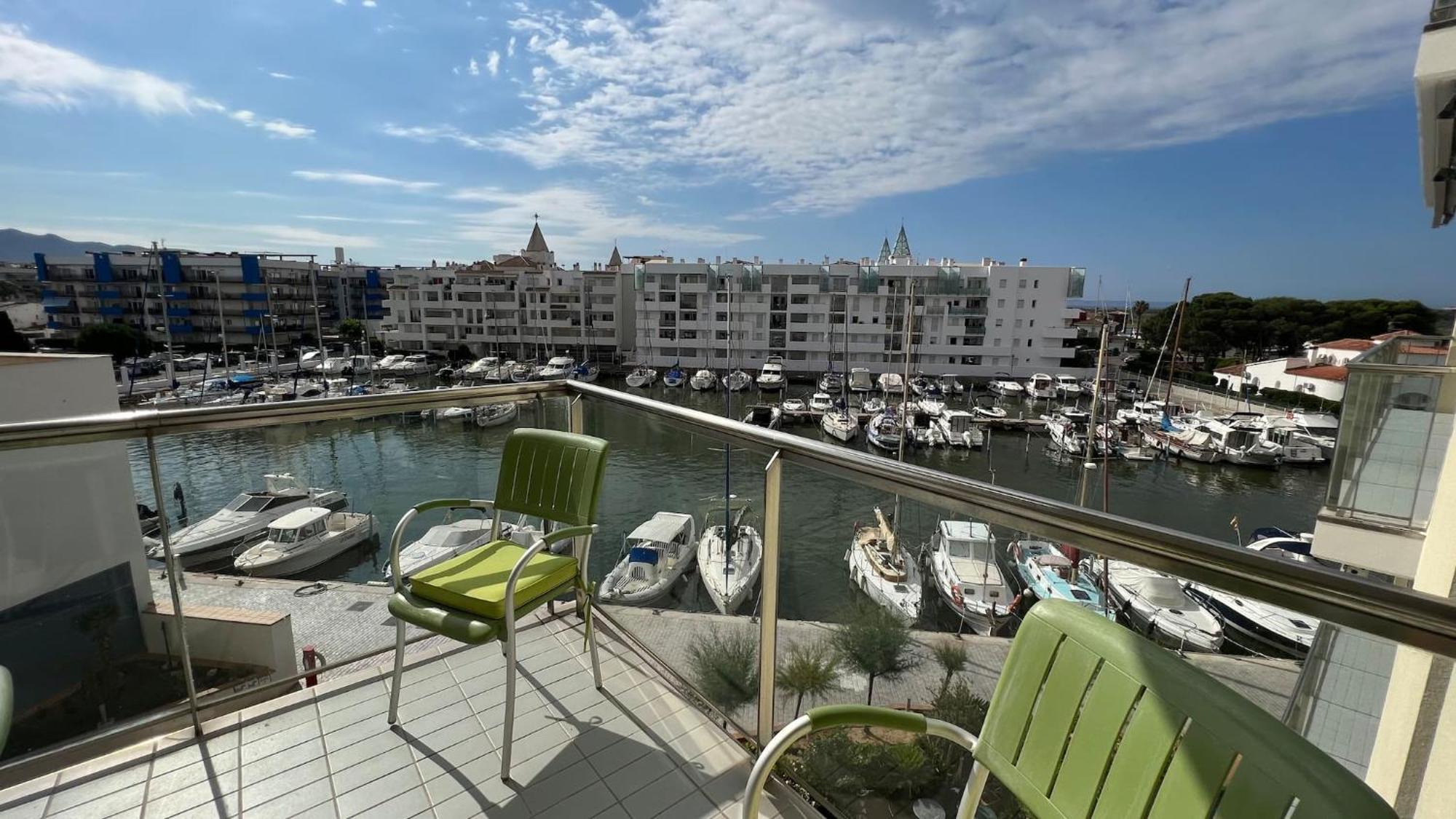 Precioso Piso Con Vista Al Canal Y Piscina En Roses Av-69 外观 照片