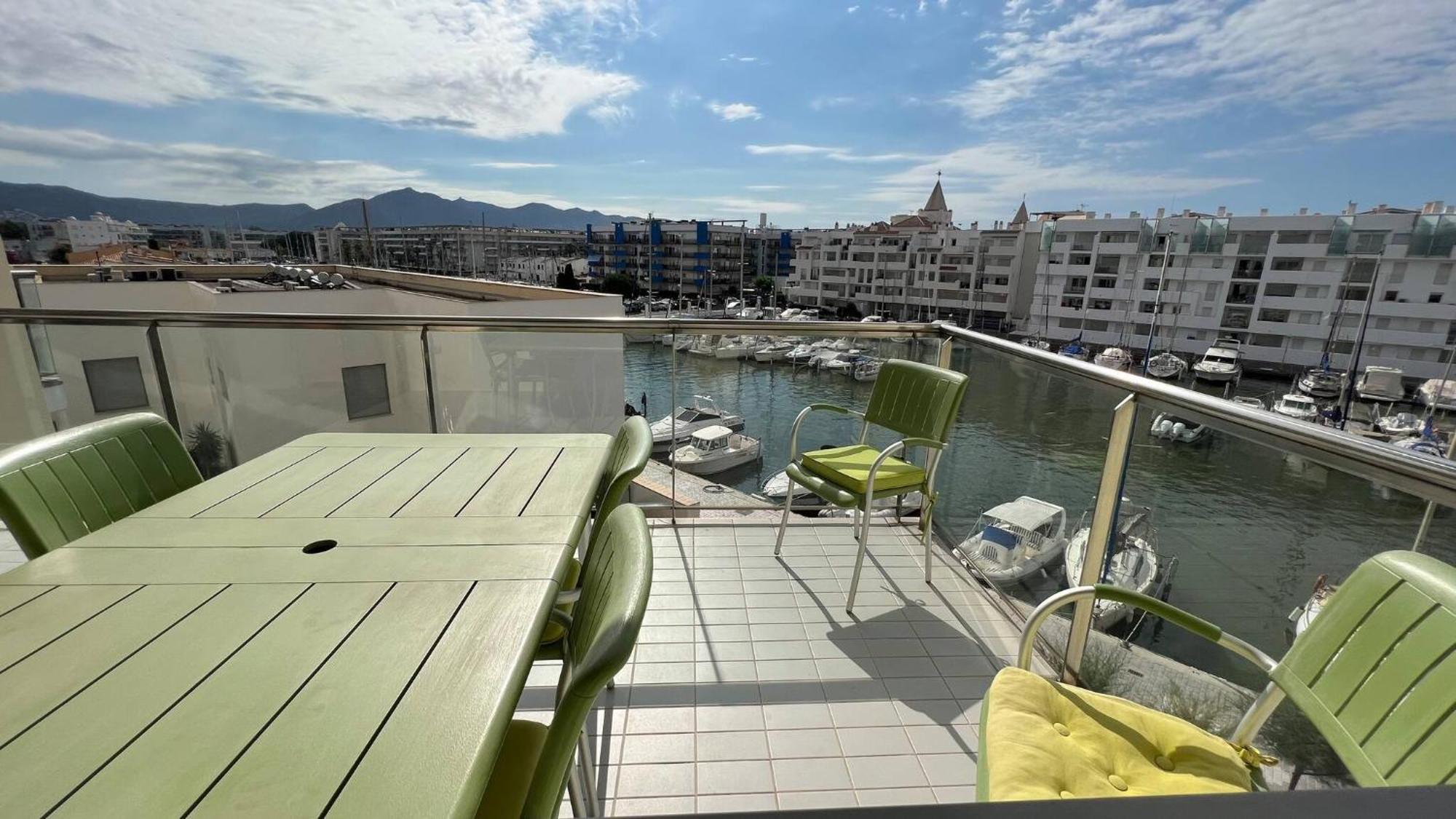 Precioso Piso Con Vista Al Canal Y Piscina En Roses Av-69 外观 照片